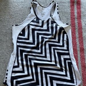 Nike Dri-Fit Tank Top - Size M (black and white)